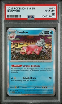 2023 Pokemon Svi En-scarlet & Violet 043 Slowbro PSA 10