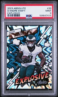2023 Panini Absolute Explosive 20 D’andre Swift PSA 9