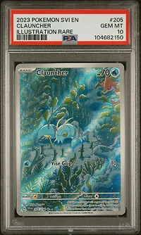 2023 Pokemon Svi En-scarlet & Violet 205 Clauncher Illustration Rare PSA
