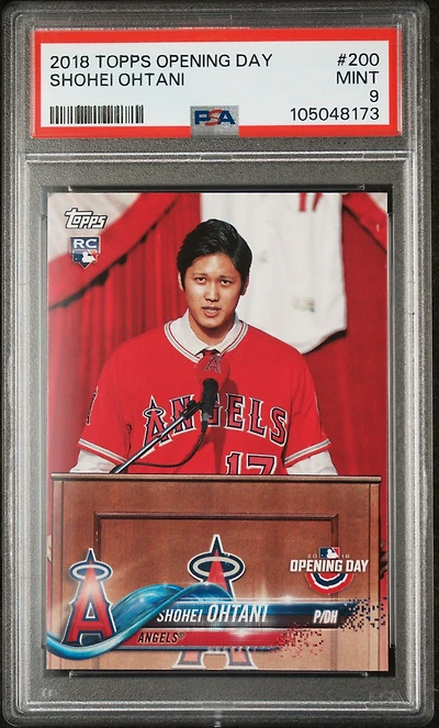 2018 Topps Opening Day 200 Shohei Ohtani PSA 9