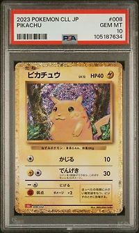 2023 Pokemon Japanese Cll-trading Card Game Classic Charizard & Ho-oh Ex Deck 008 Pikachu PSA