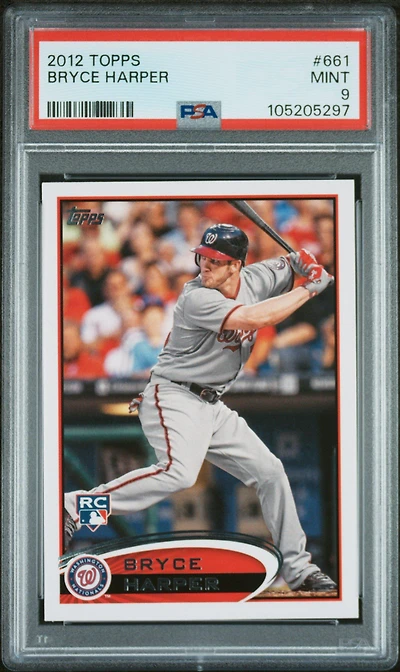 2012 Topps 661 Bryce Harper PSA