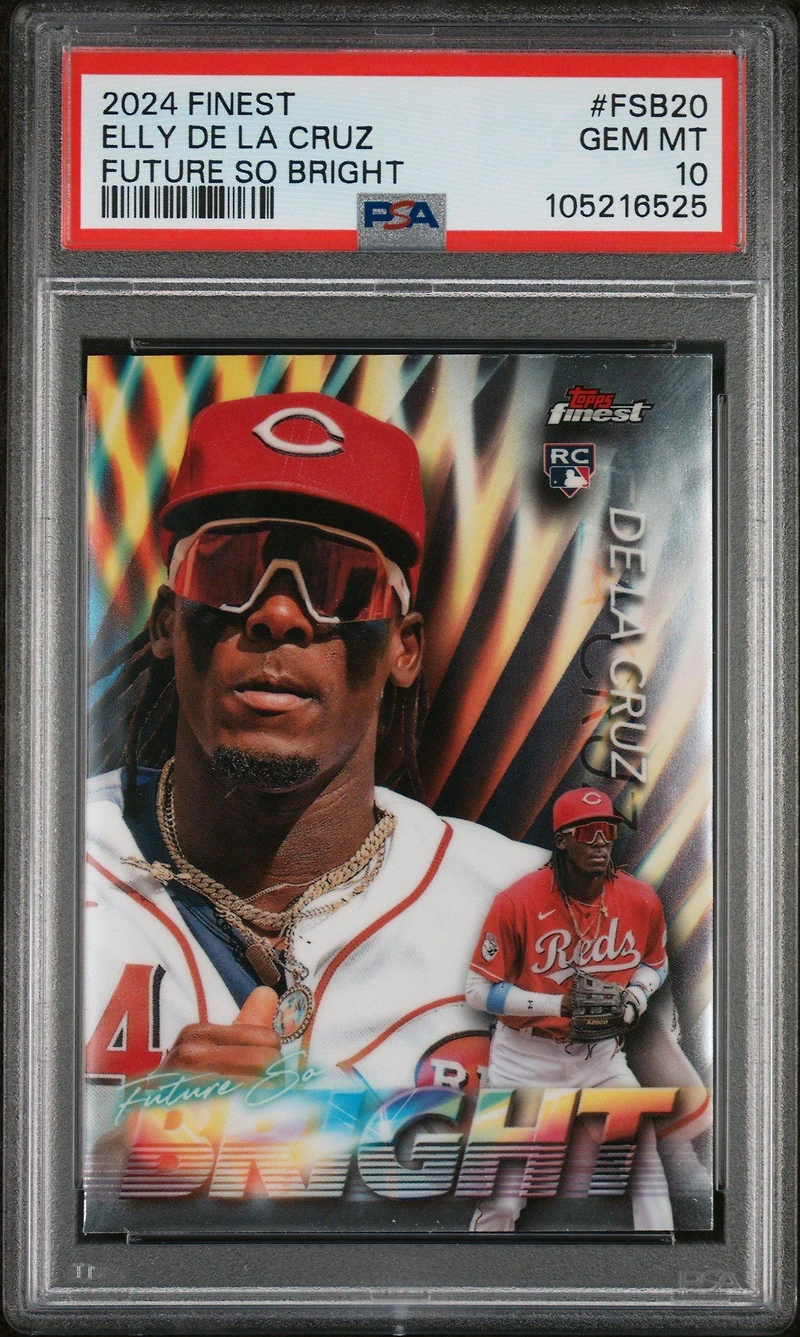 2024 Topps Finest Future So Bright Fsb20 Elly De La Cruz PSA 10