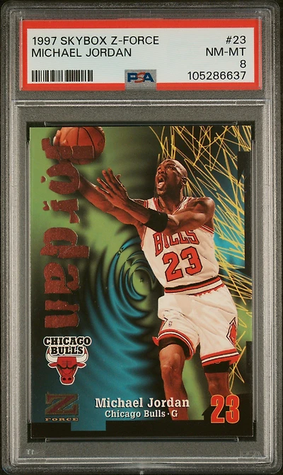 1997 Skybox Z-force 23 Michael Jordan PSA