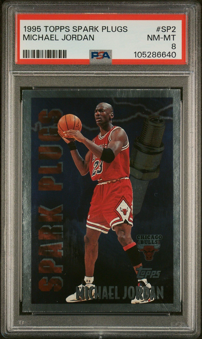 1995 Topps Spark Plugs Sp2 Michael Jordan PSA