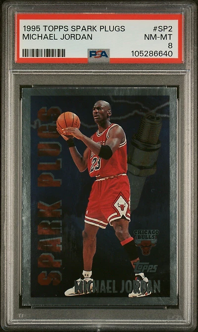 1995 Topps Spark Plugs Sp2 Michael Jordan PSA
