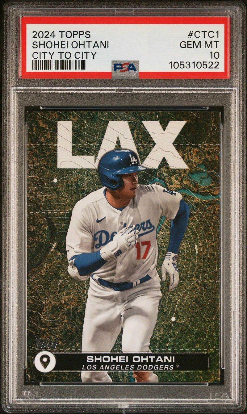 2024 Topps City To City Ctc1 Shohei Ohtani PSA 10