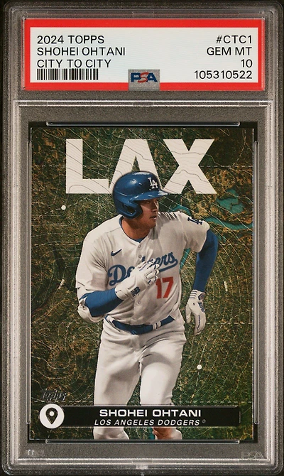 2024 Topps City To City Ctc1 Shohei Ohtani PSA 10
