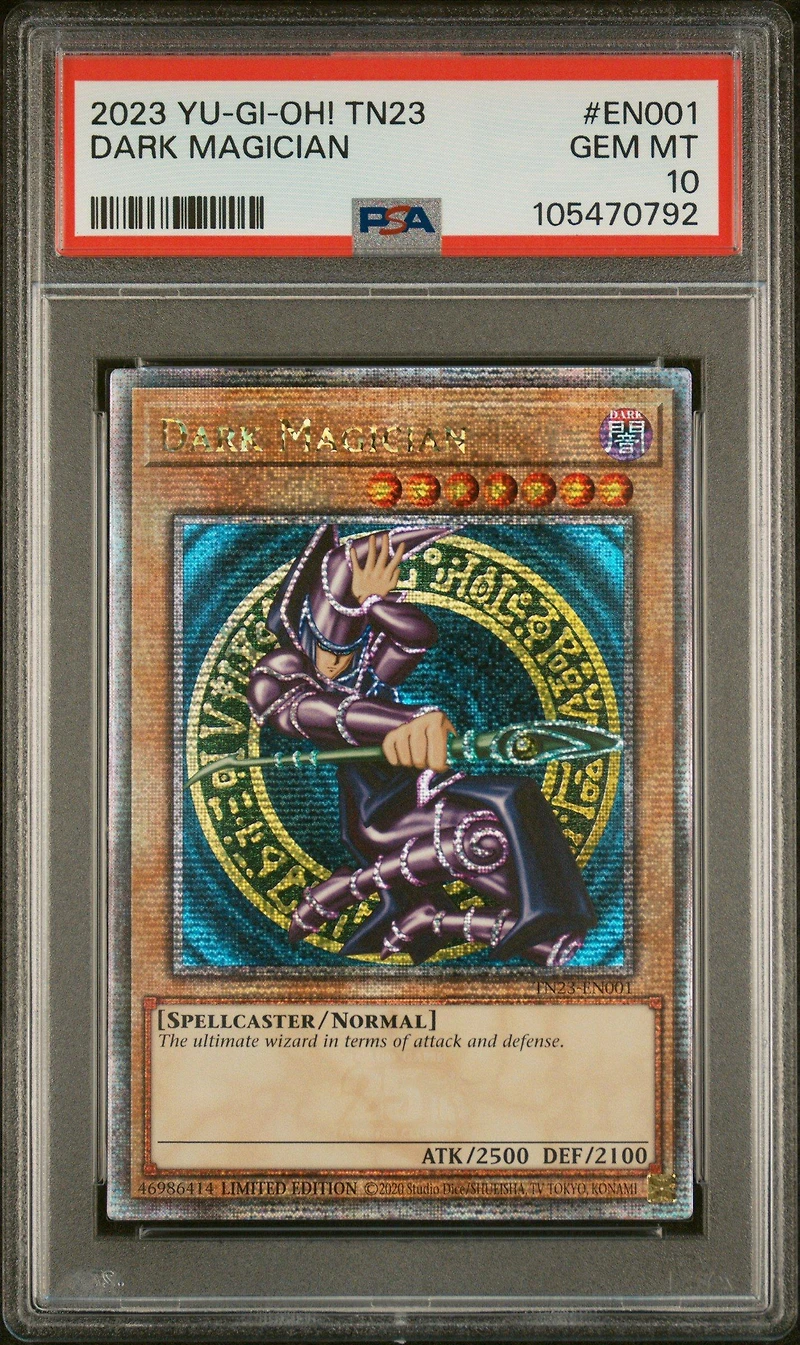 2023 Yu-gi-oh! Tn23-25th Anniversary Tin: Dueling Heroes En001 Dark Magician PSA
