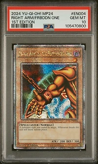 2024 Yu-gi-oh! Mp24-25th Anniversary Tin: Dueling Mirrors En004 Right Arm Of The Forbidden One 1st Edition PSA