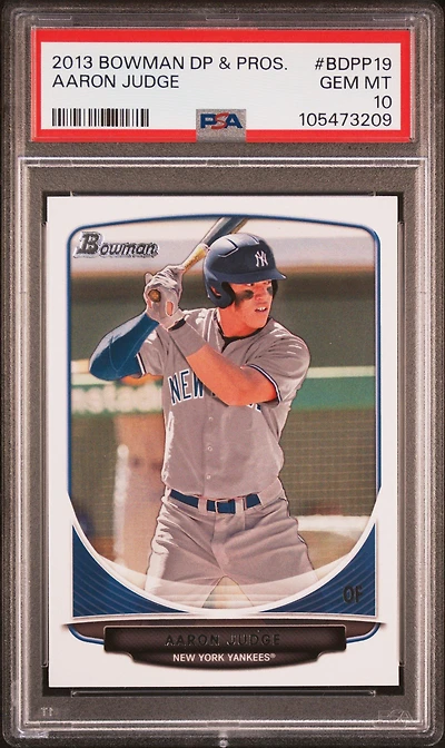 2013 Bowman Draft Picks & Prospects Bdpp19 Aaron Judge PSA