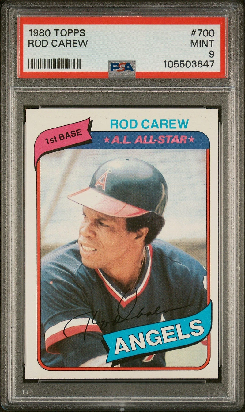 1980 Topps 700 Rod Carew PSA 9