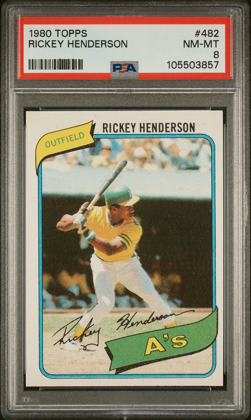 Topps Rickey Henderson PSA