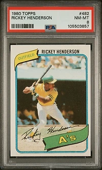 Topps Rickey Henderson PSA