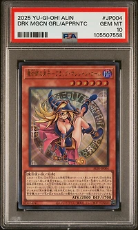 2025 Yu-gi-oh! Japanese Alin-alliance Insight Jp004 Dark Magician Girl The Magician's Apprentice PSA 10
