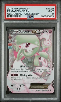 2016 Pokemon Xy Generations Radiant Collection Rc30 Full Art/gardevoir Ex PSA