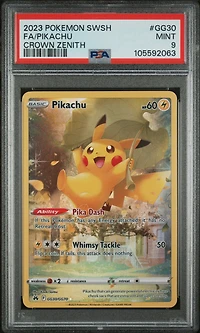 2023 Pokemon Sword And Shield Crown Zenith Gg30 Full Art/pikachu PSA