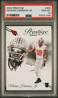 2024 Panini Prestige 303 Marvin Harrison Jr. PSA 10