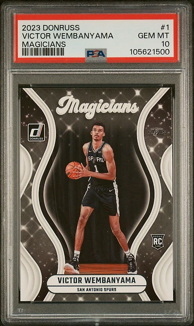 2023 Panini Donruss Magicians 1 Victor Wembanyama PSA