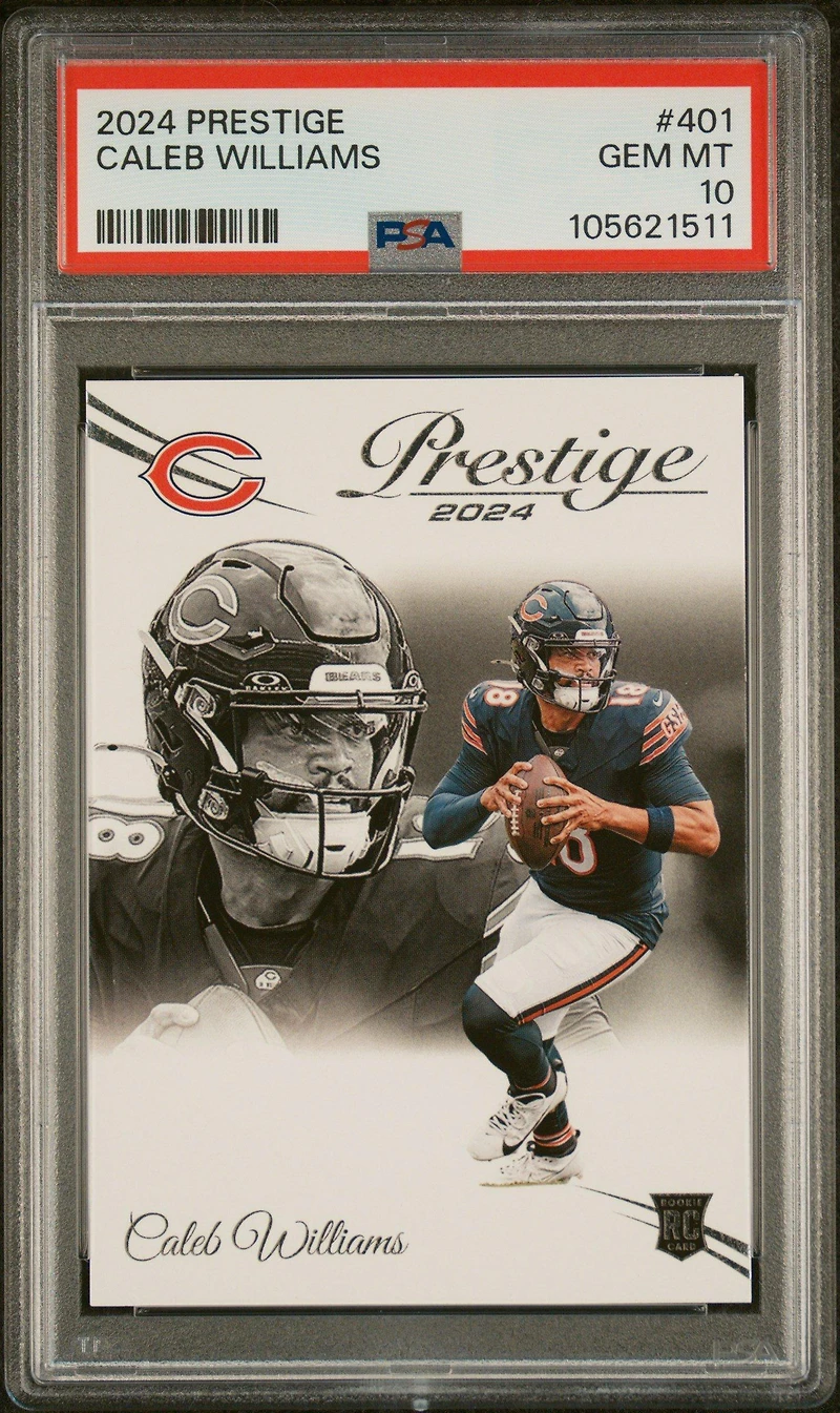 2024 Panini Prestige 401 Caleb Williams PSA 10