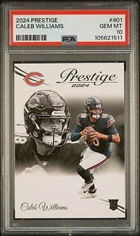 2024 Panini Prestige 401 Caleb Williams PSA 10