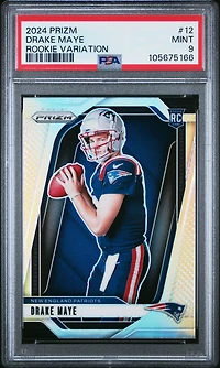 2024 Panini Prizm Rookie Variation 12 Drake Maye PSA