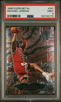 1996 Metal 241 Michael Jordan PSA