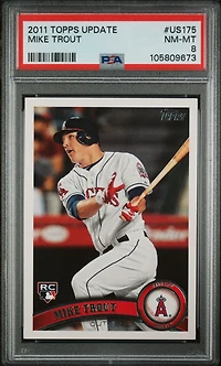 2011 Topps Update Us175 Mike Trout PSA