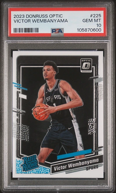 2023 Panini Donruss Optic 225 Victor Wembanyama PSA