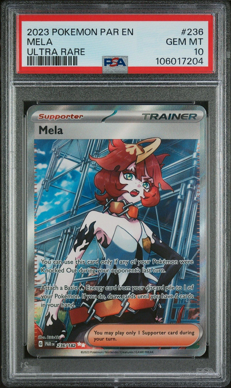 2023 Pokemon Par En-paradox Rift 236 Mela Ultra Rare PSA
