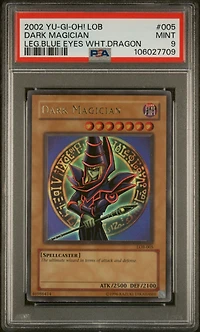 2002 Yu-gi-oh! Lob-legend Of Blue Eyes White Dragon 005 Dark Magician PSA
