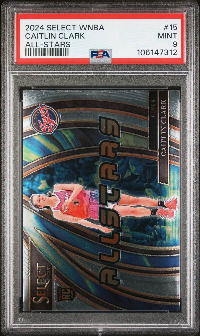 2024 Panini Select Wnba All-stars 15 Caitlin Clark PSA 9