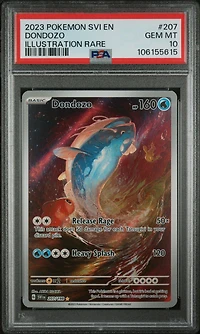 2023 Pokemon Svi En-scarlet & Violet 207 Dondozo Illustration Rare PSA