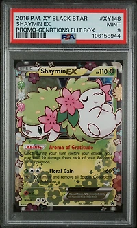 2016 Pokemon Xy Black Star Promo Xy148 Shaymin Ex Generations Elite Trainer Box PSA