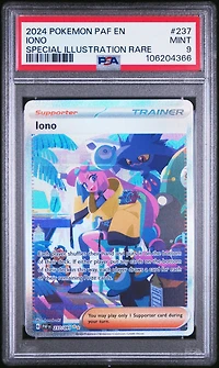 2024 Pokemon Paf En-paldean Fates 237 Iono Special Illustration Rare PSA