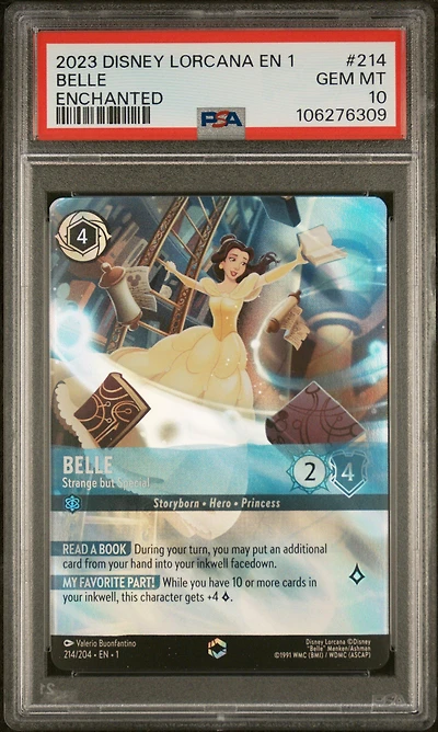 2023 Disney Lorcana En 1-the First Chapter 214 Belle