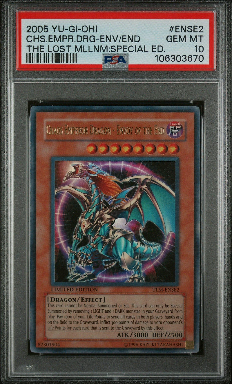 2005 Yu-gi-oh! The Lost Millennium: Special Edition Ense2 Chaos Emperor Dragon