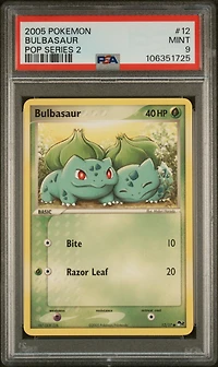 2005 Pokemon Pop Series 2 12 Bulbasaur PSA