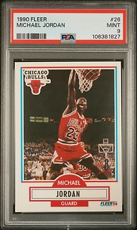 1990 Fleer 26 Michael Jordan PSA