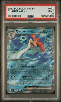 2023 Pokemon Pal En-paldea Evolved Quaquaval Ex PSA