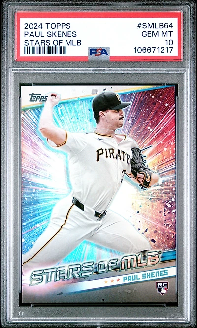 2024 Topps Stars Of Mlb Smlb64 Paul Skenes Update PSA 10