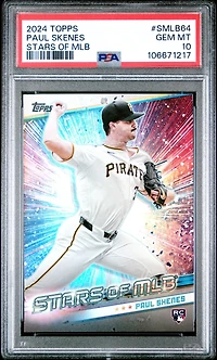 2024 Topps Stars Of Mlb Smlb64 Paul Skenes Update PSA 10