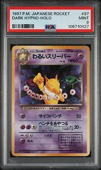 1997 Pokemon Japanese Rocket 97 Dark Hypno-holo PSA
