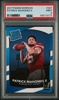 2017 Panini Donruss 327 Patrick Mahomes Ii PSA