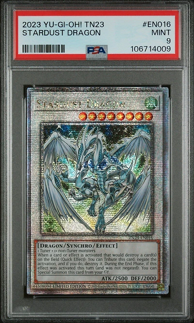 2023 Yu-gi-oh! Tn23-25th Anniversary Tin: Dueling Heroes En016 Stardust Dragon PSA