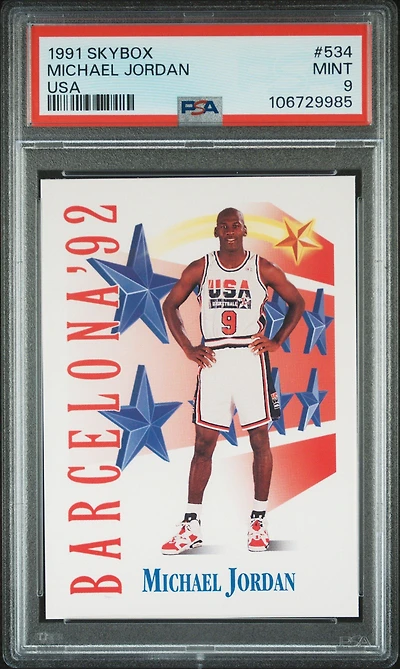 1991 Skybox 534 Michael Jordan Usa PSA