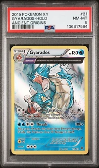 2015 Pokemon Xy Ancient Origins 21 Gyarados-holo PSA