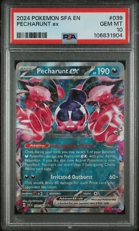 2024 Pokemon Sfa En-shrouded Fable 039 Pecharunt Ex PSA 10