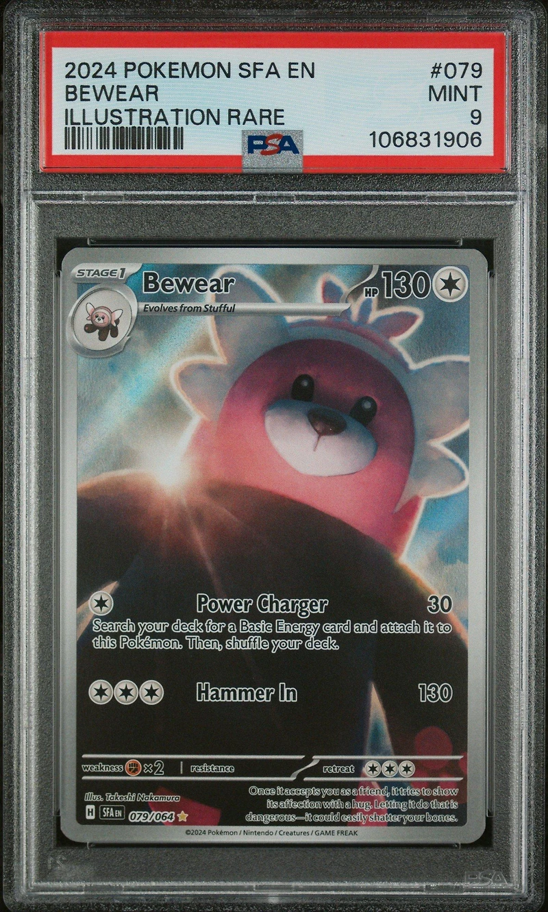 2024 Pokemon Sfa En-shrouded Fable 079 Bewear Illustration Rare PSA