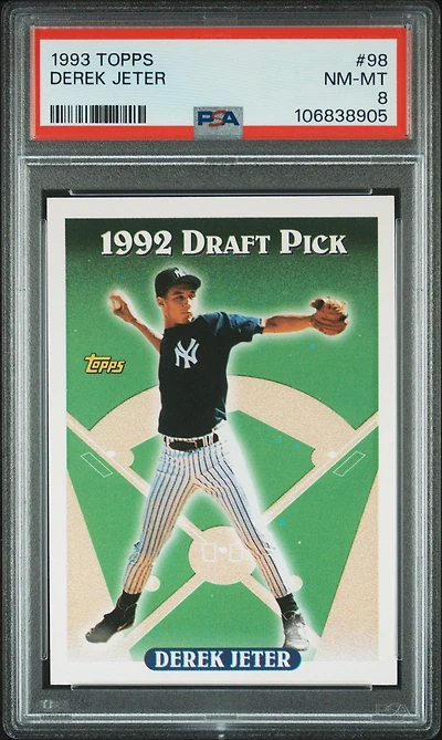1993 Topps 98 Derek Jeter PSA